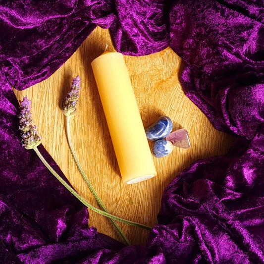 Beeswax Blended Altar Candle, Small